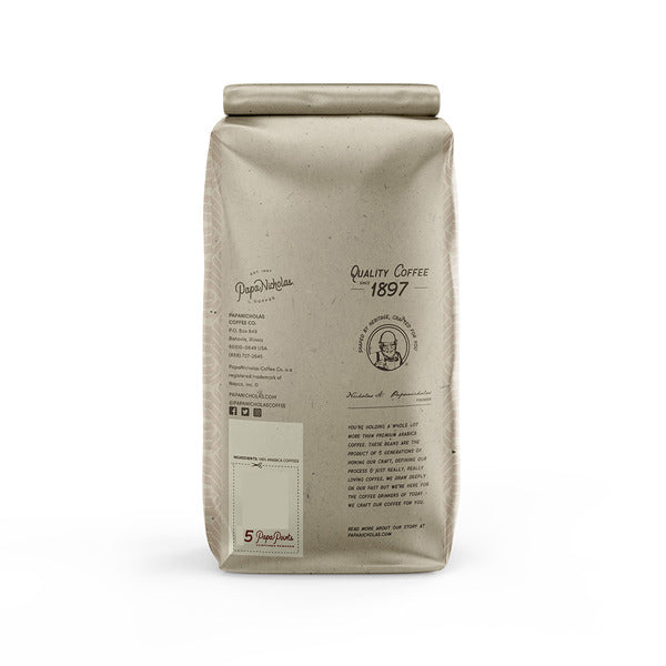 PapaNicholas Coffee French Roast Medium Roast Whole Bean Coffee
