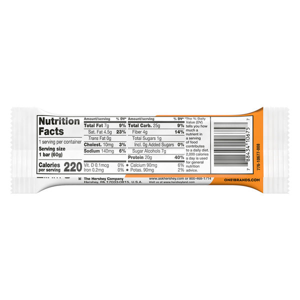 ONE Maple Glazed Doughnut Flavored Protein Bar, 2.12 oz