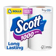 Scott 1000 Toilet Paper, Septic-Safe, Toilet Tissu...
️
