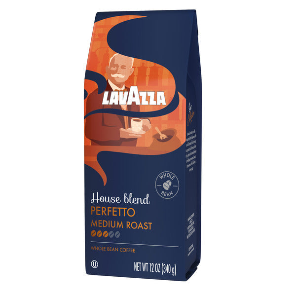 Lavazza House Blend Perfetto Medium Roast Whole Bean Coffee