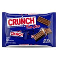 CRUNCH Fun Size Candy Bars Creamy Milk Chocolate with Crisped Rice Individually Wrapped Candy, Shareable Pack, 10 oz