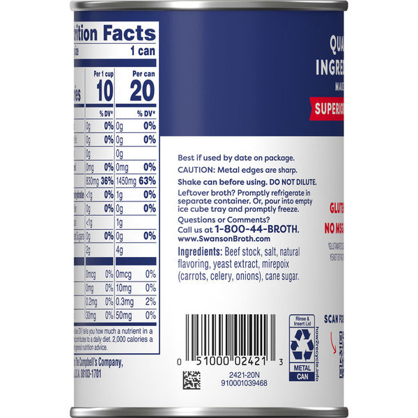 Swanson's Beef Broth