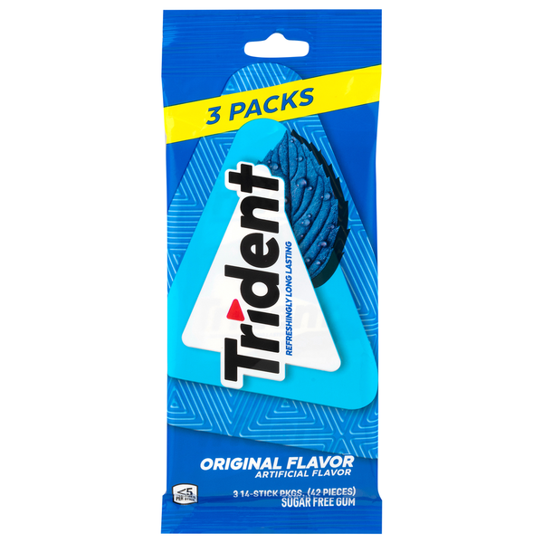 Trident Sugar Free Original Flavor Gum