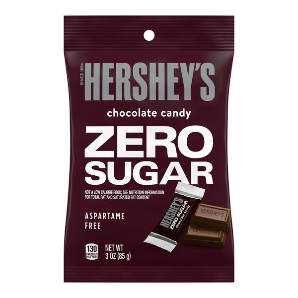 Hershey's Zero Sugar Chocolate Candy Bag, 3 oz