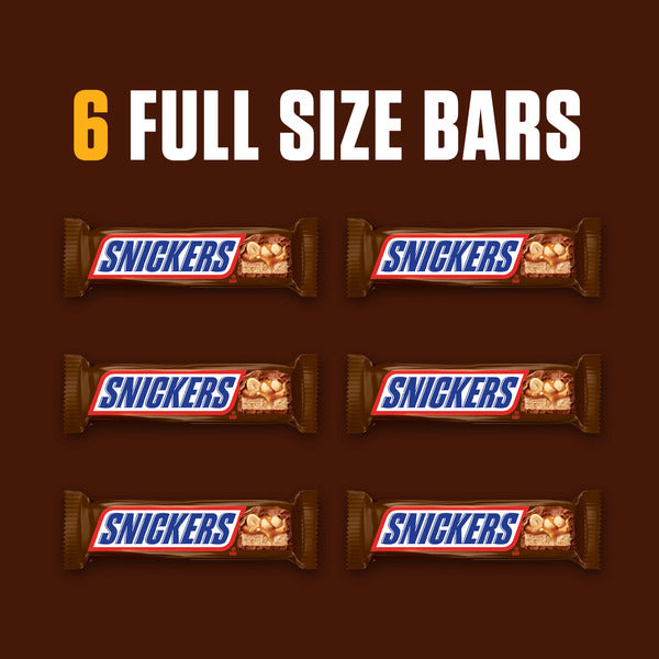 SNICKERS Full Size Chocolate Candy Bars