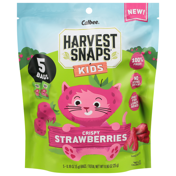 Harvest Snaps Strawberries, Crispy, Kids