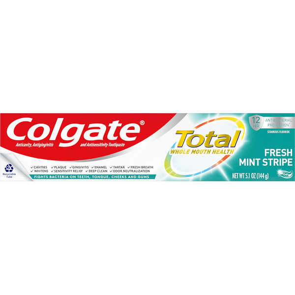 Colgate Toothpaste, Fresh Mint Stripe, Gel