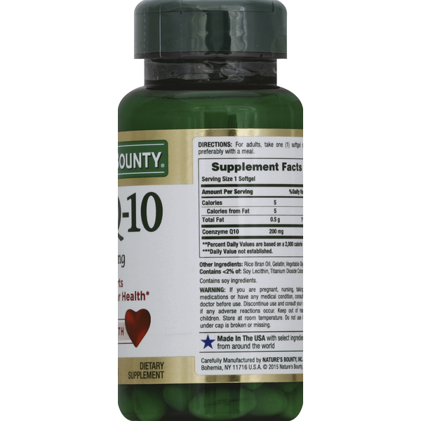 Nature's Bounty Co Q-10 Rapid Release Softgels