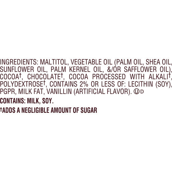 Hershey's SPECIAL DARK Zero Sugar Chocolate Candy Bag, 3 oz
