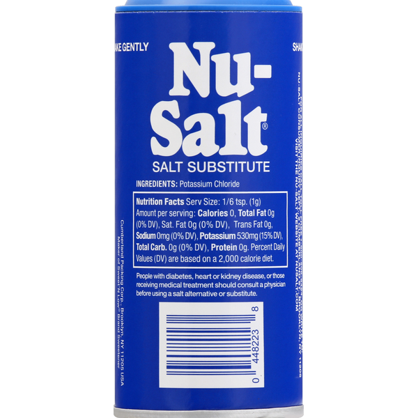 Nu-Salt Salt Substitute