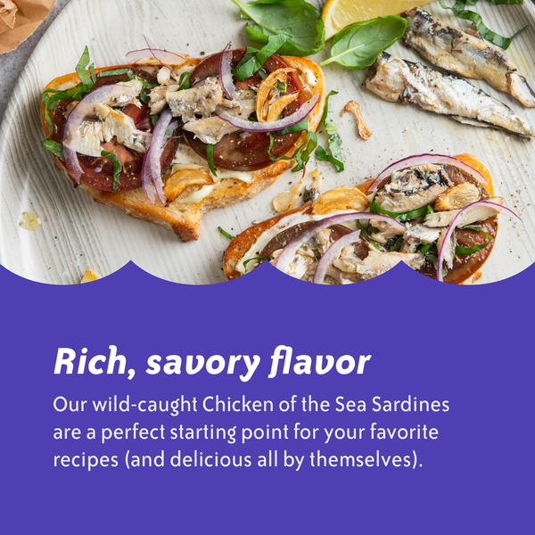 Chicken of the Sea Wild Caught Sardines in Louisiana Hot Sauce