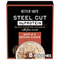 Better Oats Steel Cut Maple & Brown Sugar Instant ...
️