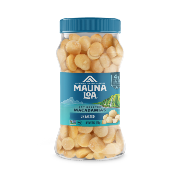 Mauna Loa Unsalted Macadamia Nuts Jar
