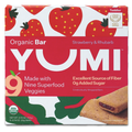 Yumi  Strawberry & Rhubarb Organic Bar