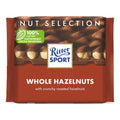 Ritter Sport Milk Chocolate Candy Bar with Crunchy Whole Hazelnuts