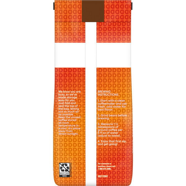 Dunkin' Original Blend Medium Roast Whole Bean Coffee