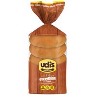 Udi's Gluten Free Everything Bagels, Frozen️