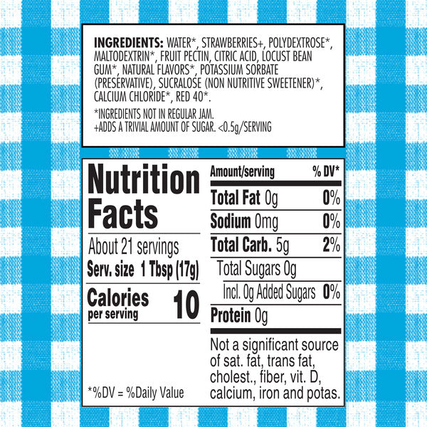 Smucker's Sugar Free Seedless Strawberry Jam