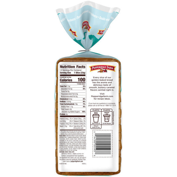 Pepperidge Farm Caramel Brioche Flavored Bread