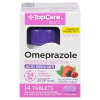 TopCare Omeprazole, 20 mg, Tablets, Wildberry Mint️