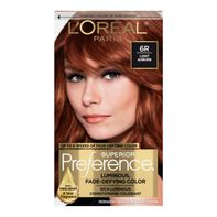 L'Oreal Permanent Hair Color, 6R Light Auburn️