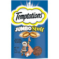 TEMPTATIONS Jumbo Stuff Crunchy and Soft Cat Treats Savory Salmon Flavor