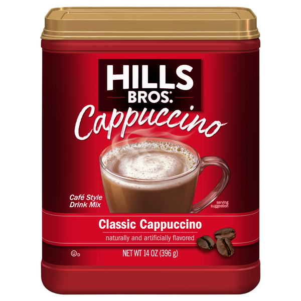 Hills Bros. Drink Mix, Classic Cappuccino, Cafe Style