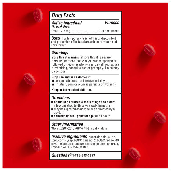Luden's Soothing Throat Drops  Wild Cherry