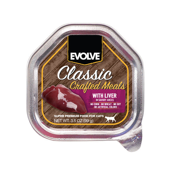 EVOLVE Classic Crafted Meals Liver, Wet Cat Food