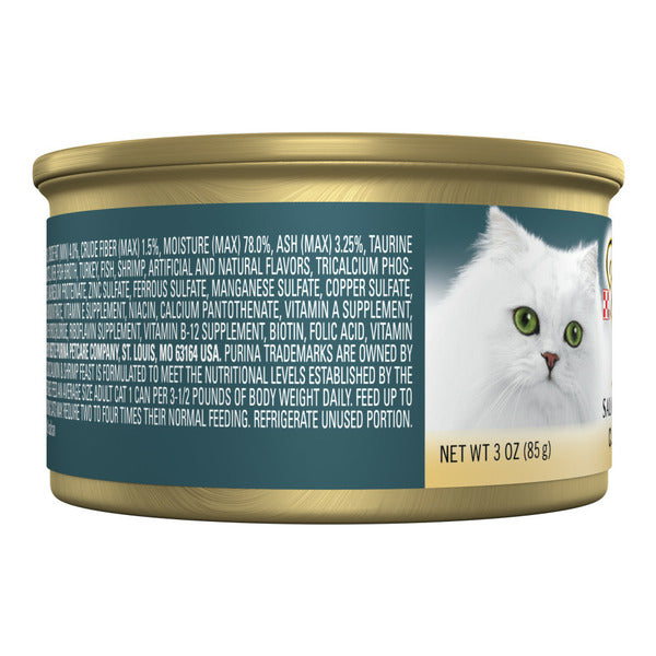 Purina Fancy Feast Salmon and Shrimp Feast Classic Grain Free Wet Cat Food Pate