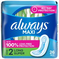 Always Maxi Pads without Wings, Size 2️
