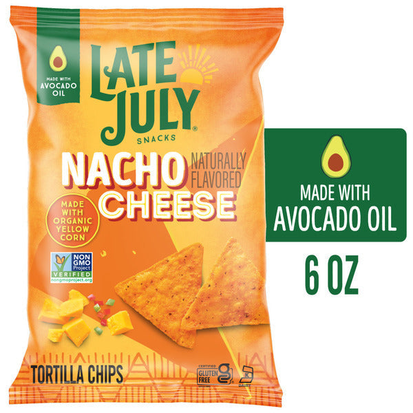 LATE JULY Snacks  Nacho Cheese Tortilla Chips