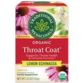 Traditional Medicinals Organic Throat Coat Lemon Echinacea, Caffeine Free Herbal Tea