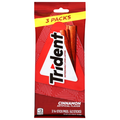 Trident Gum, Sugar Free, Cinnamon, 3 Packs