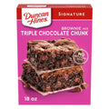 Duncan Hines Signature Triple Chocolate Chunk Brownie Mix