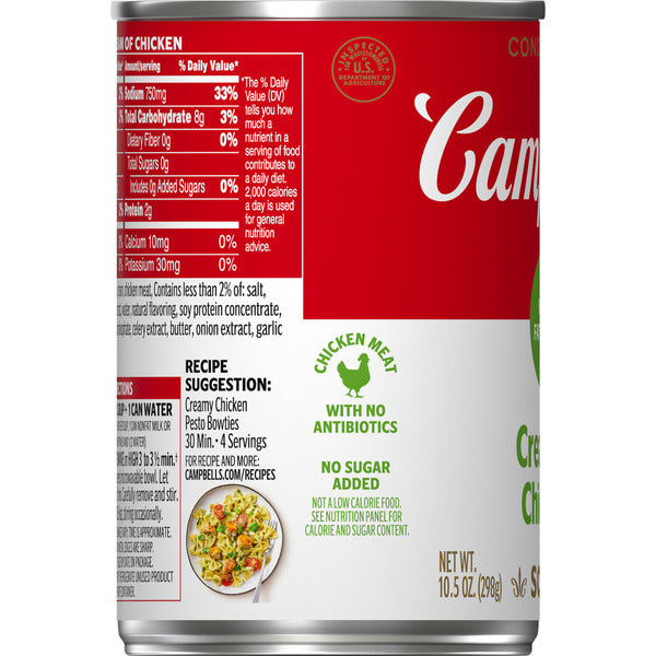 Campbell's 98% Fat Free Cream of Chicken Soup