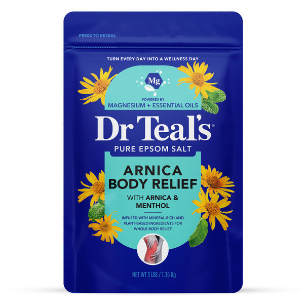 Dr Teal’s Arnica Body Relief Epsom Salt Magnesium Soak with Menthol