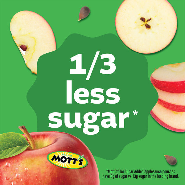 Mott's No Sugar Added Caramel Apple Applesauce, 3.9 oz cups, 6 count