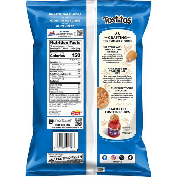 Tostitos Tortilla Chips, Bite Size Rounds