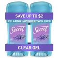 Secret Fresh Clear Gel Antiperspirant and Deodoran...
️