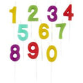 Wilton Rainbow Number Birthday Candle Pick Set️