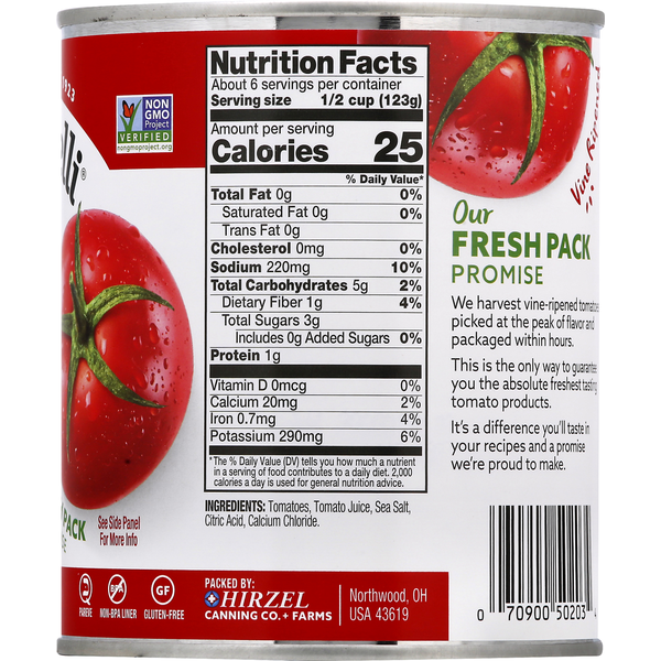 Dei Fratelli Tomatoes. Petite Diced