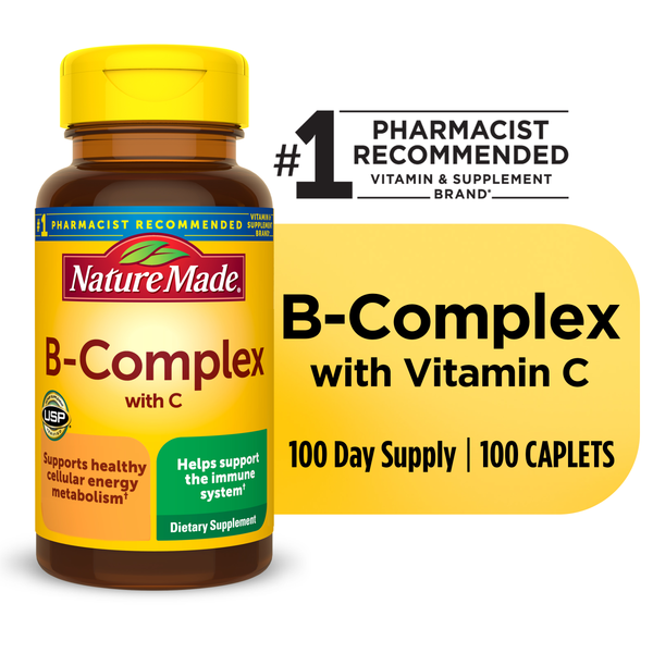 Nature Made B Complex With Vitamin C Caplets