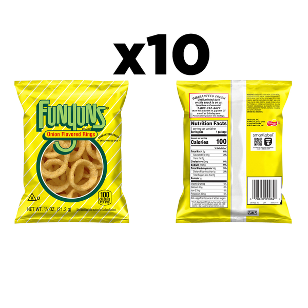 Funyuns Onion Flavored Rings 3/4 Oz 10 Count
