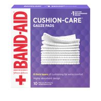 BAND-AID Cushion Care Sterile Gauze Pads for Prote...
️