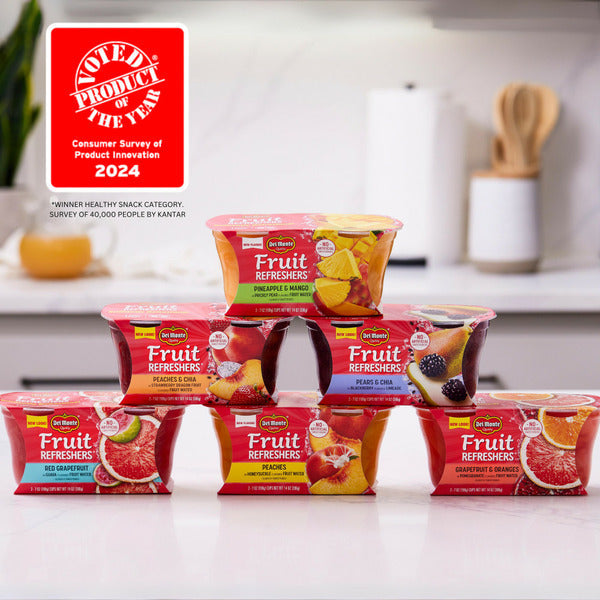 Del Monte Fruit Refreshers Grapefruit & Oranges in Pomegranate Flavored Fruit Water Plastic Fruit Cup Snacks