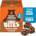Bear Naked Chewy Granola Bites, Whole Grain and Fiber, Chocolate Chunk,  Box (5 Pouches)