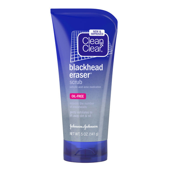 Clean & Clear Blackhead Eraser Scrub, 2% Salicylic Acid, 5 fl. Oz