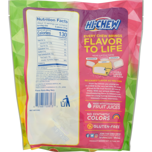 Hi-Chew Fruit Chews, Sweet & Sour Mix