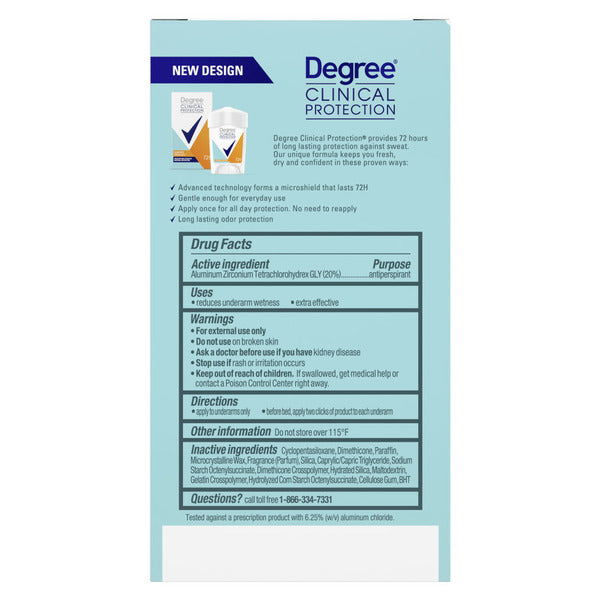 Degree Clinical Antiperspirant Deodorant Summer Strength